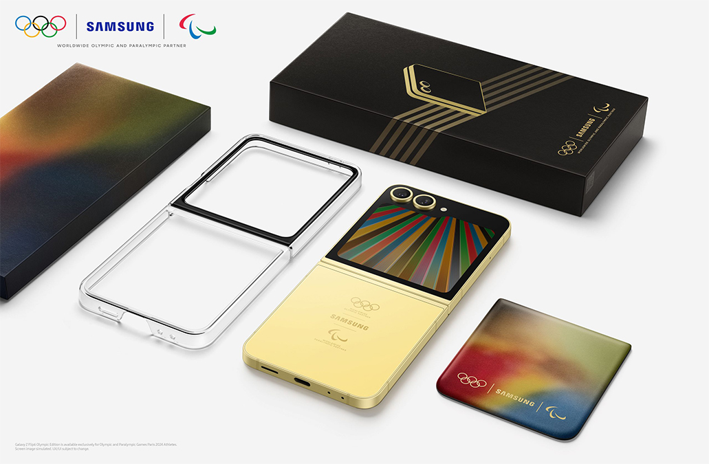 Samsung Bagikan Galaxy Z Flip 6 Olympic Edition untuk Para Atlet di Olimpiade Paris 2024