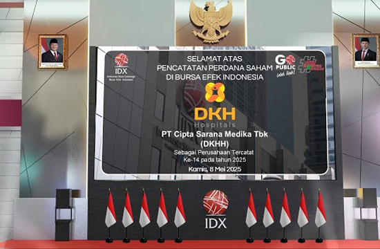 Cipta Sarana Medika (DKHH) Resmi Melantai di BEI