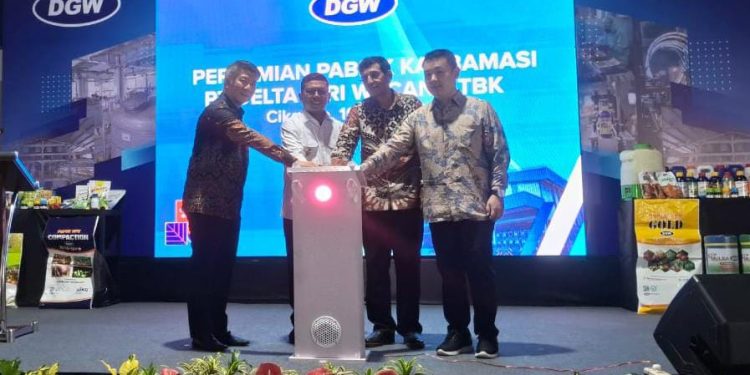 Delta Giri Wacana Resmikan Pabrik Karbamasi, Perkuat Industri Agrokimia Nasional