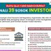 OJK Sebut 39 Sosok Investor RI di Bursa, Siapa Saja ? Ini Daftarnya