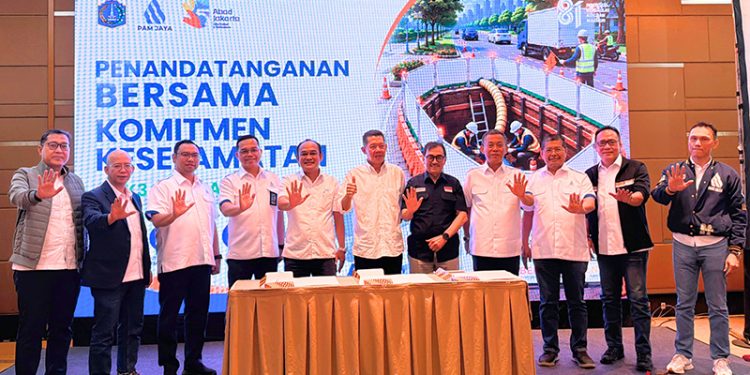 Dukung Penuh Zero Accident, WEGE dan PAM JAYA Jalin Sinergi Komitmen Keselamatan